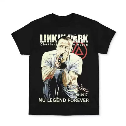 2024 Popular New Linkin Park Rock Band Europe and the United States Short-Sleeved T-Shirt Clothes for Men and Women Around