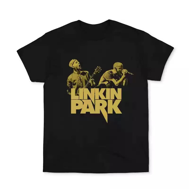 2024 Popular New Linkin Park Rock Band Europe and the United States Short-Sleeved T-Shirt Clothes for Men and Women Around