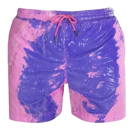 Magical Change Color Beach Shorts Summer Men Swimming Trunks Swimwear Swimsuit Quick Dry bathing shorts Beach Pant